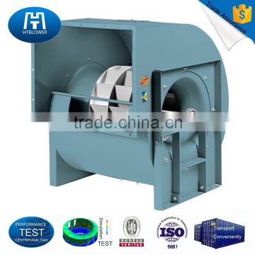 Centrifugal fan with backward curved