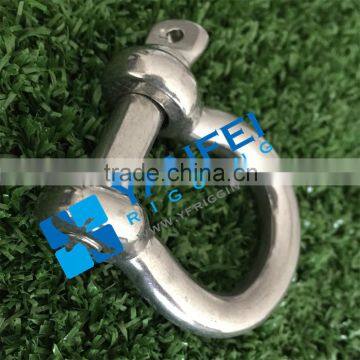 Factory Price Galvanized Screw Pin US Type Steel Drop Forged D Shackle