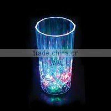 Colorful led flashing cup glow in the dark glasses cup China wholesale supply