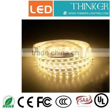 SMD3528 120leds/m waterproof IP67 warm white color LED strip