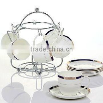 underglazed porcelain stoneware drinkware tea coffee set cup and saucer