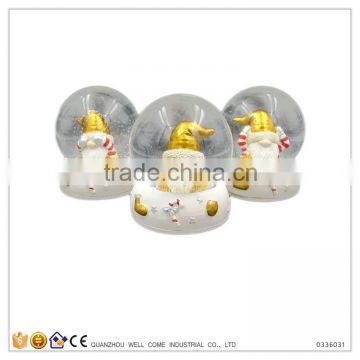 Hot Sell Modern Resin Christmas Santa Snow Water Globe