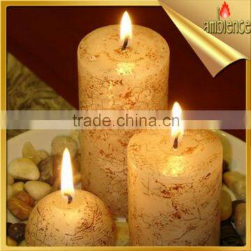 European square candle paraffin wax candle wedding festival candles