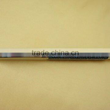 Self-inking Stamp Pen Leather Roller Pen in Aluminum Sheet Gift Box