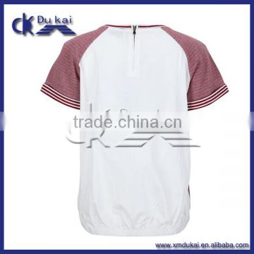 Men's different colour raglan sleeves t-shirt