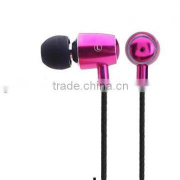 Cheap metal eabud headphones and promotional MP3 earbuds / earphone