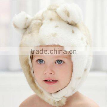 DB324 dave bella autumn winter baby hat caps newborn hat baby earflat caps