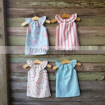 Graphic Printed Dress Chic Toddler Kids Summer One Piece Dress Frill Dress photo-2