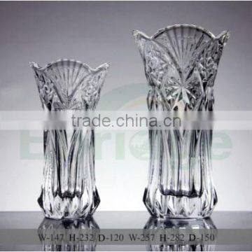 clear fashing glass vase for househould