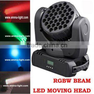 RGBW Cree 36x5w LED Moving head stage light laser light