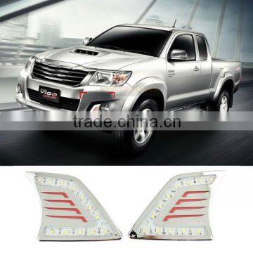 Auto LED Car Daytime Running Lights DRL For Toyota Hilux VIGO 2012 2013 2014