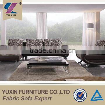 Foshan golden diwan furniture,latest design luxury furniture fabric leather sofa set