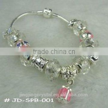 Christmas style handmade bangles Crystal Rhinestone Bracelet