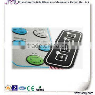 4 push button tactile membrane switch keypad