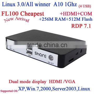 FL100 Linux thin client with RDP7