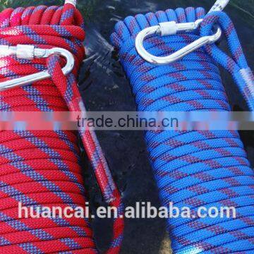 2015 hot selling good quality climb rope, nylon flat rope