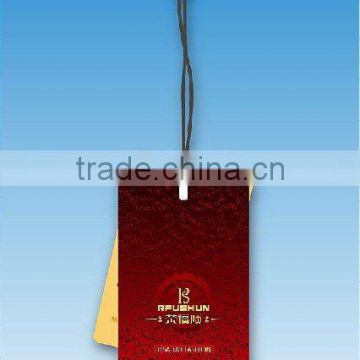 Modern design wholesales Garment Hangtag