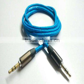 braided metal casing audio cable