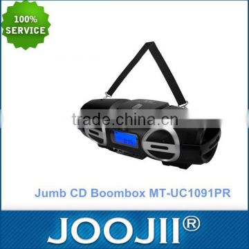 Portable Jumb CD boombox with bluetooth/usb/sd mp3 player