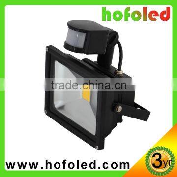 Outdoor 20w led flood light with sensor PIR sensor