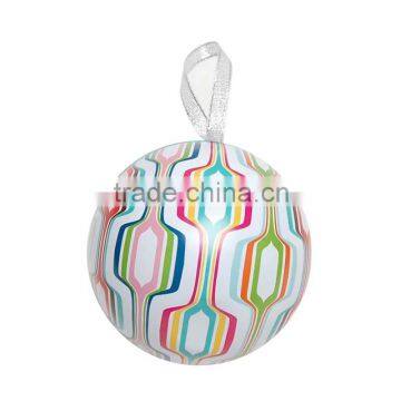 Christmas Decorations Ball Shape Tin Cans Small Christmas Tin Can photo-5