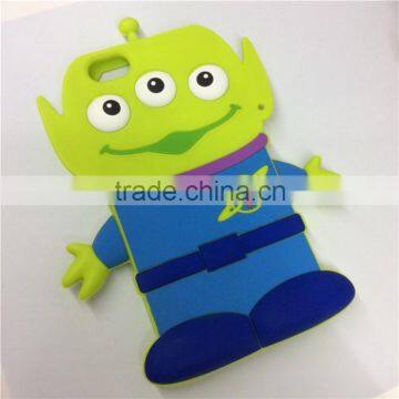 Little Green Men silicon phone case for huawei,Monsters silicon phone case for huawei,cheap price silicon phone case for huawei