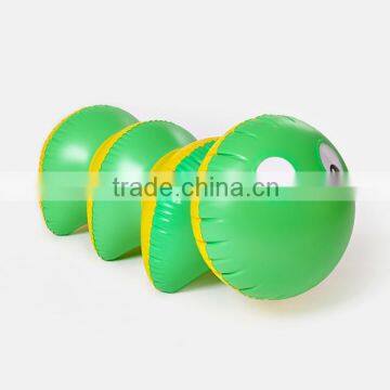 green caterpillar inflatable animal toy for kids