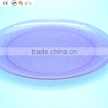 14" Plastic Round Food Tray