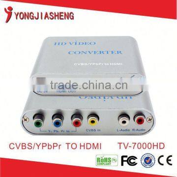 CVBS/Y Pb Pr to HDMI video convertor