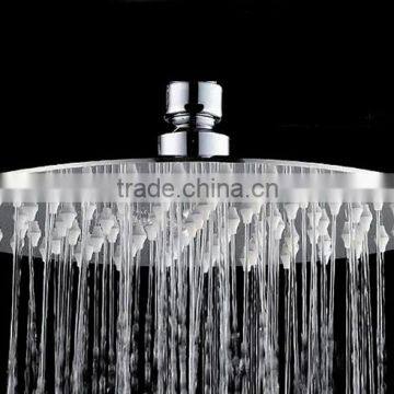 Ultra thin stainless steel bathroom water saving rain shower head