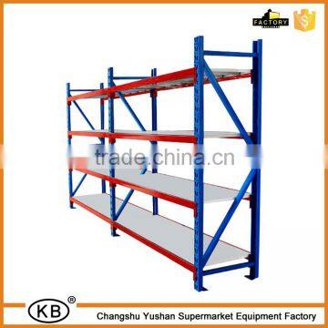 Medium duty warehouse storage rack supermarket