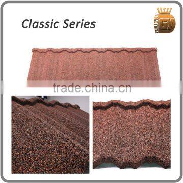 Classical Colorful Stone Coated Metal Roofing Tiles/Metal Corrugated Tile Roofing Sheets/Stone Chip Coated Metal Roof Tile Sheet photo-3