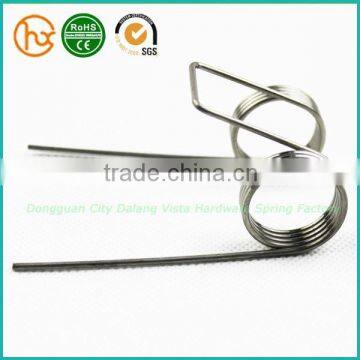 customized steel lighting torsion spring in china