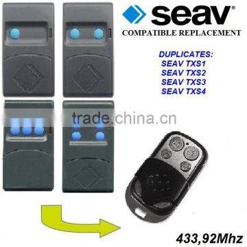 For SEAV txs1,txs2,txs3,txs4 compatible remote control replacement 433,92mhz