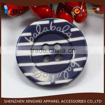 customize fashion brand resin button