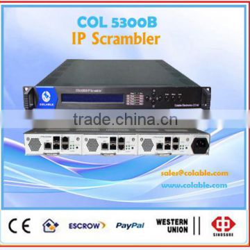 high tegration and powerful IP video Scrambler ,multiplexing and scrambling COL5300B