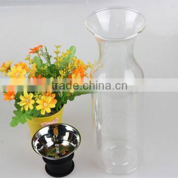China Wholesale Beverage Liquor Drinking Dispenser 1200ml Glass Bottle