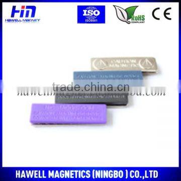 Round Square Plastic Magnetic Badges