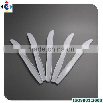 Tableware set Disposable white hard PS plastic knife