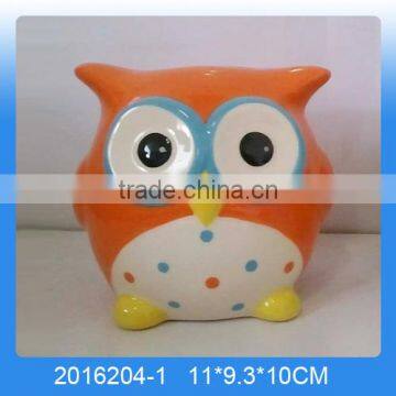 Lovely ceramic owl money box for wholesale