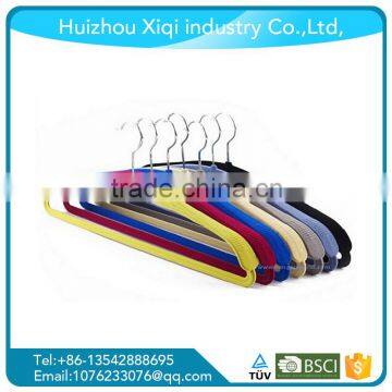 New Factory Produce high quality velvet hanger/ non slip hanger in China