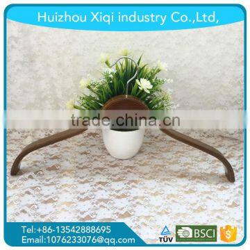 Wholesale Expandable Slip Wooden Clothes Hanger for Wet Clothes With Customized Logo