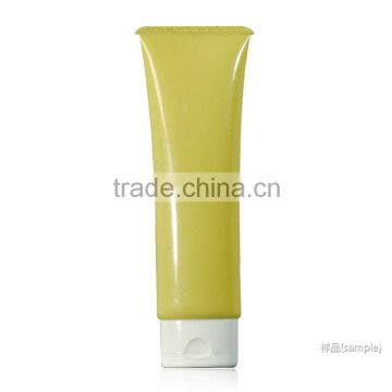 plastic tube packaging flat tube with flip top cap