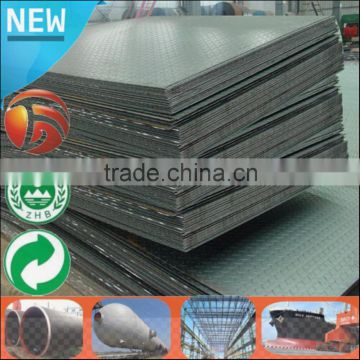 Checkered Check Chequered steel plate Mild tear drop steel plate 14mm thick Q235