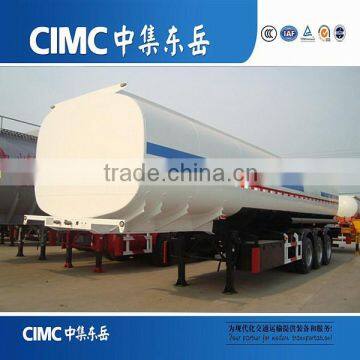 Three Axle CIMC Stainless Steel Water, Oil, Fuel Tanker Vehicles Semi-Trailer