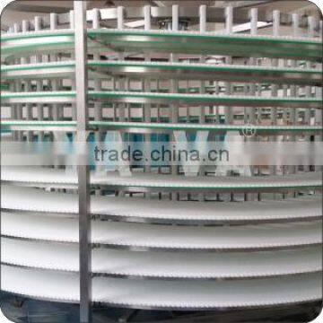 Bread/cake/dough cooling system spiral conveyor