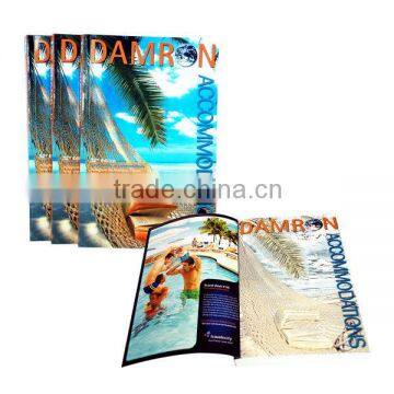 2014 full color glossy high class magazine printing