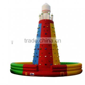 2013 newly inflatable climbing wall