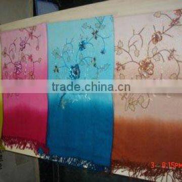 Woolen Emb Scarves