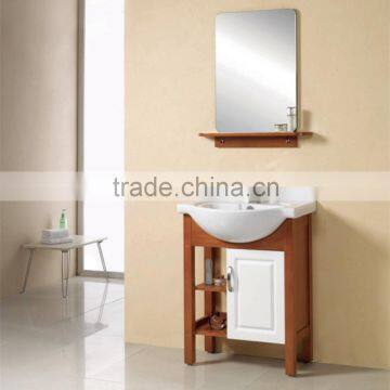 Floor Standing Wooden Modern Bathroom Cabinet photo-5
